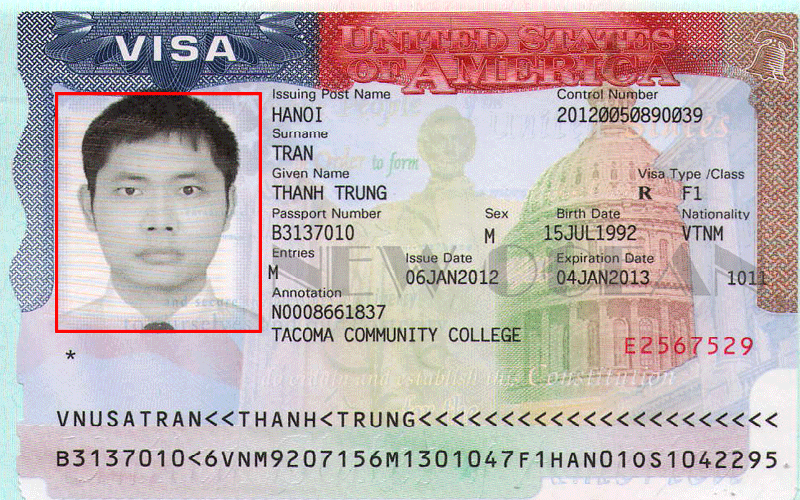 Mẫu đơn xin visa Mỹ online