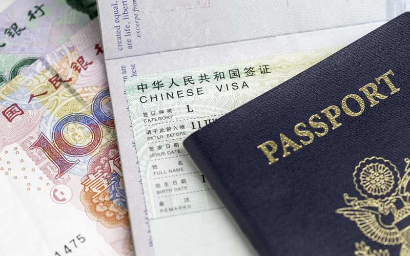 các loại visa trung quốc