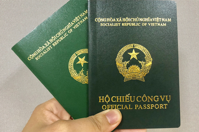 Danh sách đối tượng được cấp hộ chiếu công vụ